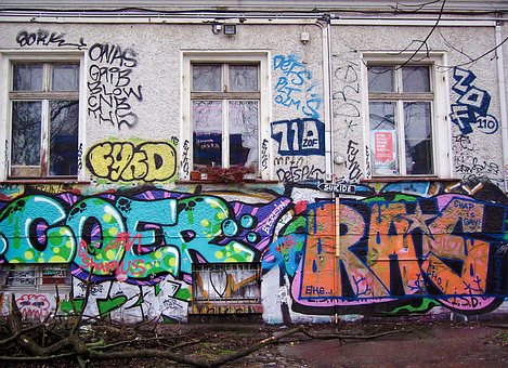 Graffiti, Vægmaleri, Væg, Bykunst