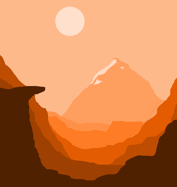 Free Mountain Desert illustration and picture