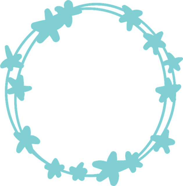 Free wreath nature frame vector