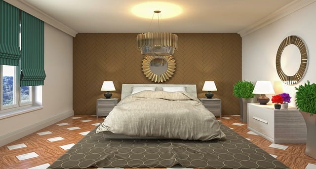 Download Bedroom, Interior Design, 3D Rendered. Royalty-Free Stock ...