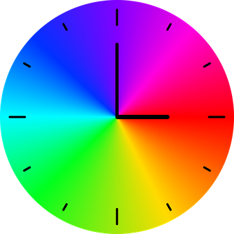 Free Clock Pride vector and picture
