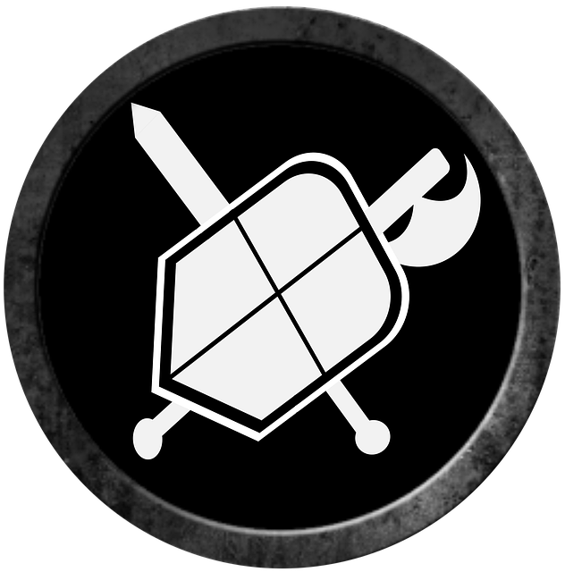 Download free HD stock image of Sword Shield Free sword shield axe illustration