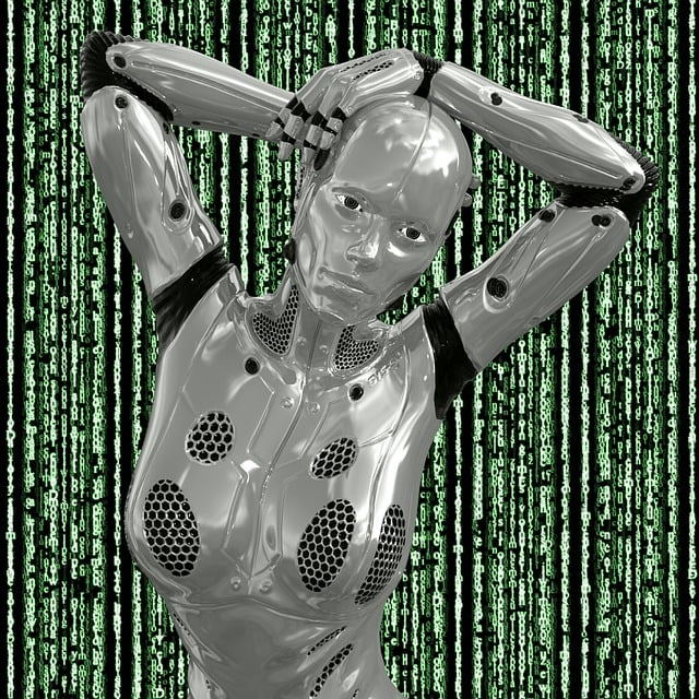 Free cyborg robot robotics illustration