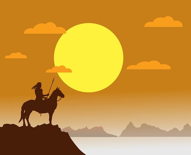 Free sunset sun silhouette illustration