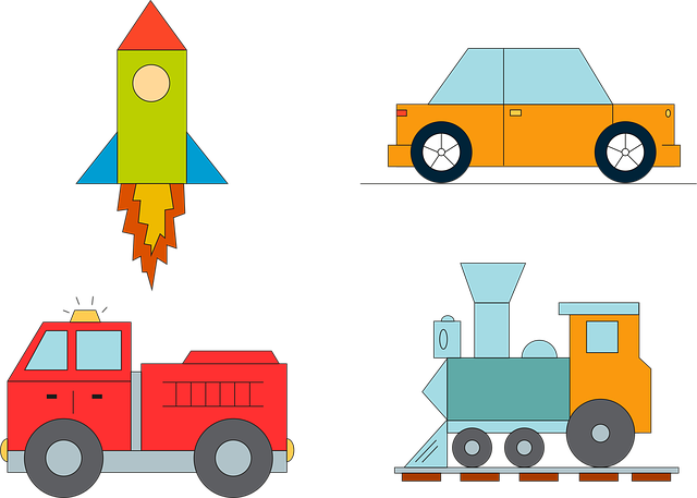 Free vehicles transportation aircraft vector