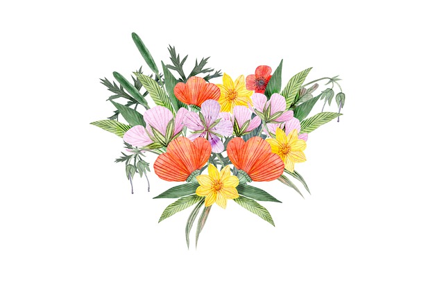 Blumen, Farbenfrohe Blumen, Garten
