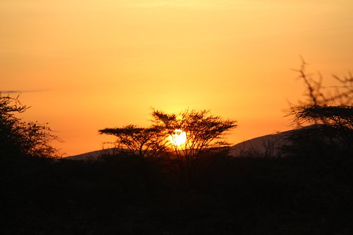 Free Sunset Africa photo and picture