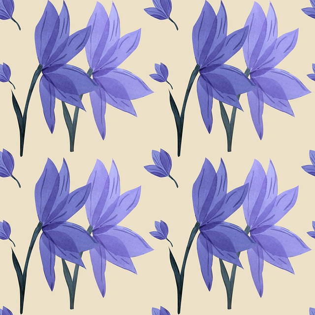 Hintergrund, Muster, Blumen, Aquarell