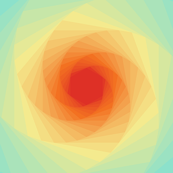 Free Hexagon Spiral illustration and picture