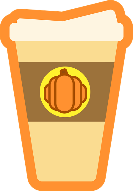 Free pumpkin spice latte vector