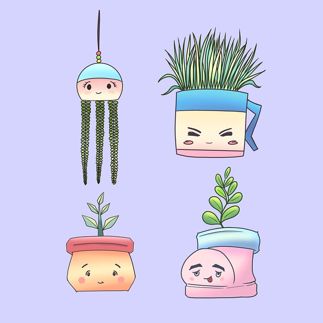 Free plants grass leaves illustration