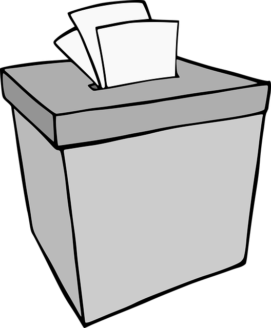 Free ballot box elections vote vector