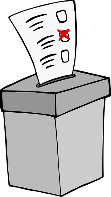 Free ballot box elections vote vector