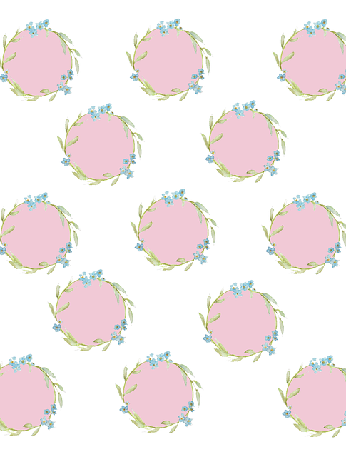 Free Wreaths Pattern illustration and picture
