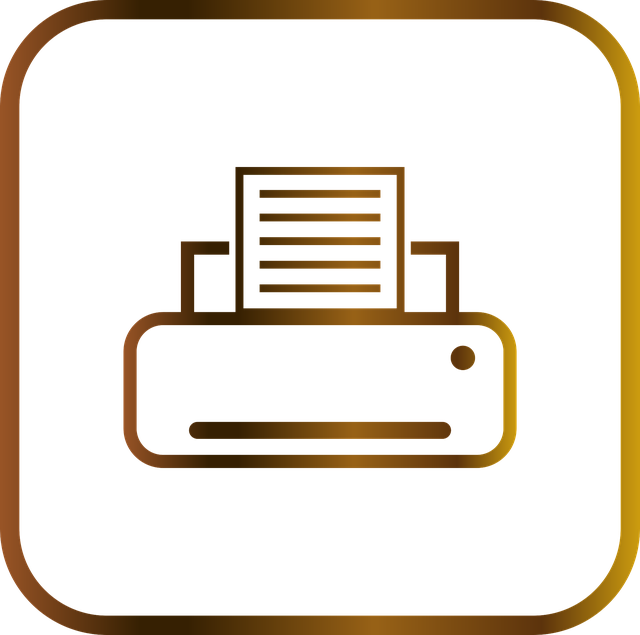 Free printer fax machine vector