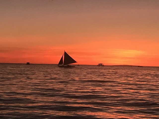 Free Beach Sunset photo and picture