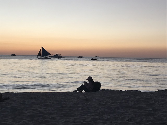 Free Mediation Beach photo and picture
