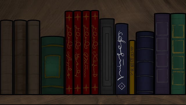 Free books shelf bookshelf illustration