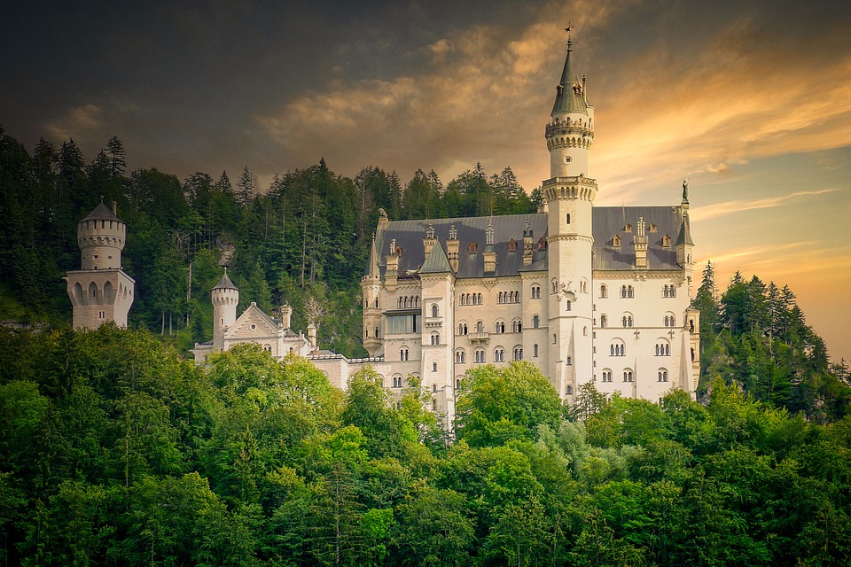 Castle, Palace, Building, Mountain, Old, Architecture