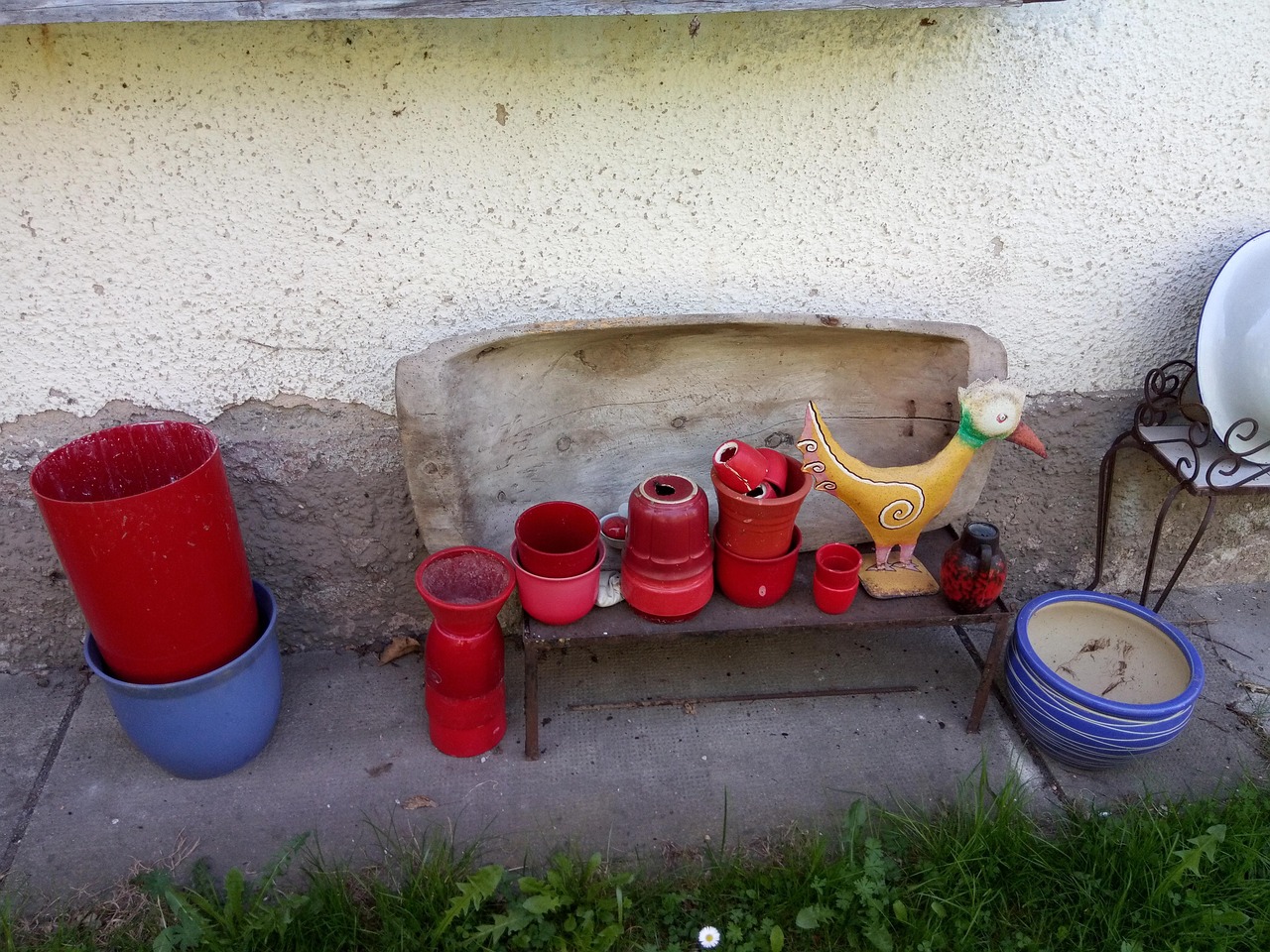 Old Flower Pots Decorations Rustic Free
