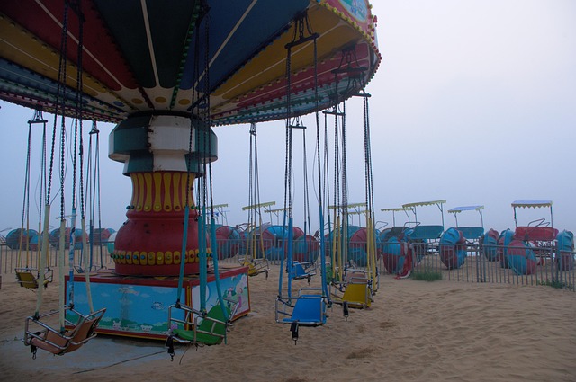 China, Strand, Rizhao, Reitet, Karneval