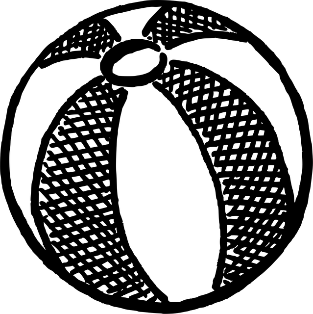 Bold, Badebold, Legetøj, Stregtegning