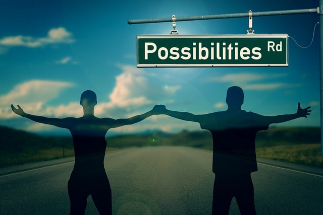 Free road path motivation illustration