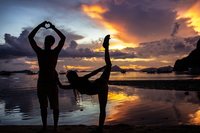 Free Sunset Silhouette photo and picture