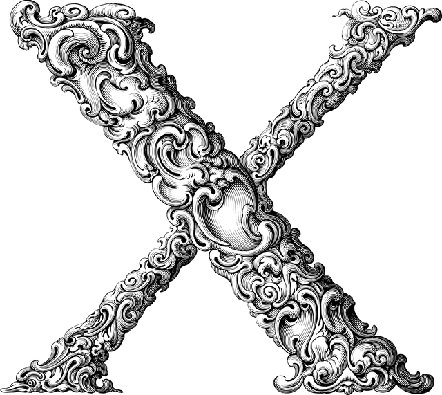 Letra X, Alfabeto, Tipografia, Fonte