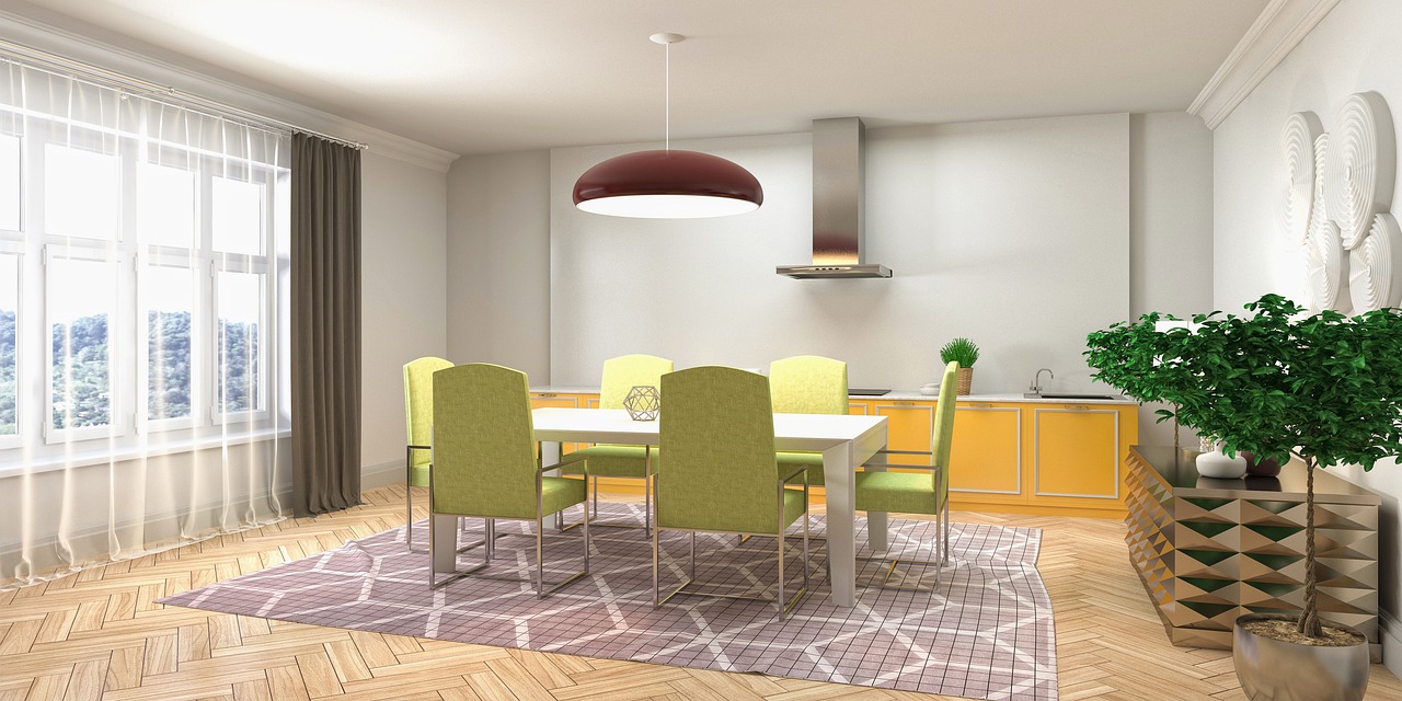 Download free HD stock image of Kitchen Interior Design Free kitchen interior design 3d rendered illustration