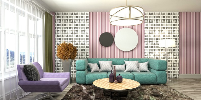 Stue, Interiør Design, 3D-Renderet
