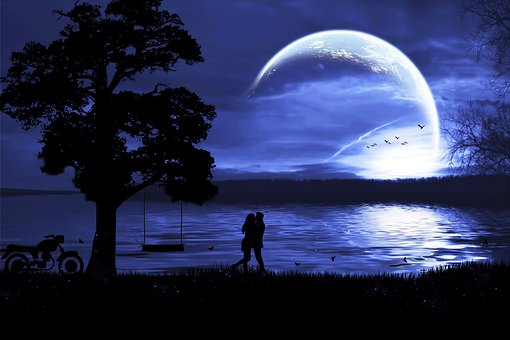 Free Couple Silhouette illustration and picture