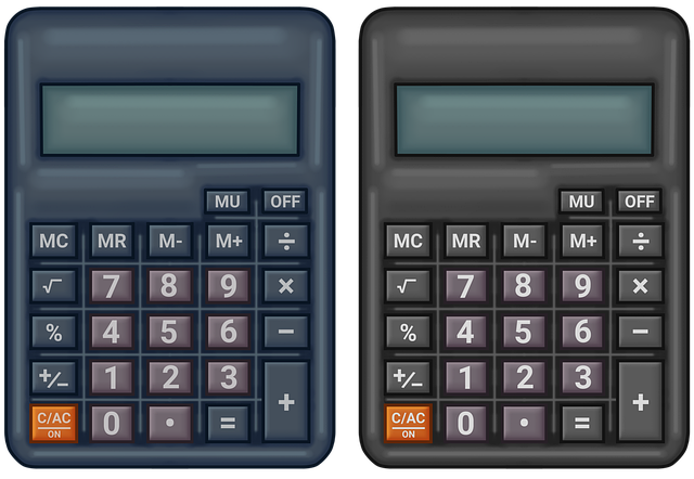 Free calculator math numbers illustration