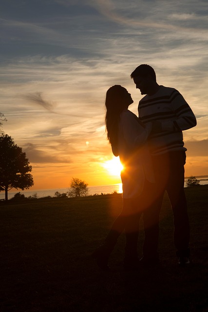 Free Couple Silhouette photo and picture
