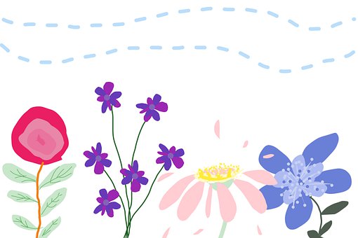 Free Flowers Background illustration and picture