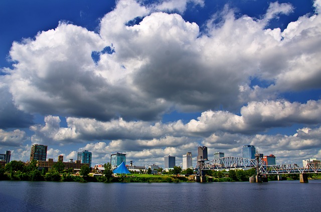 Free Cityscape River photo and picture