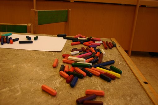 Free Crayons Play photo and picture