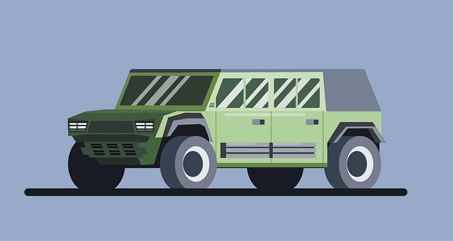 Coche, Vehículo, Militar, Blindado