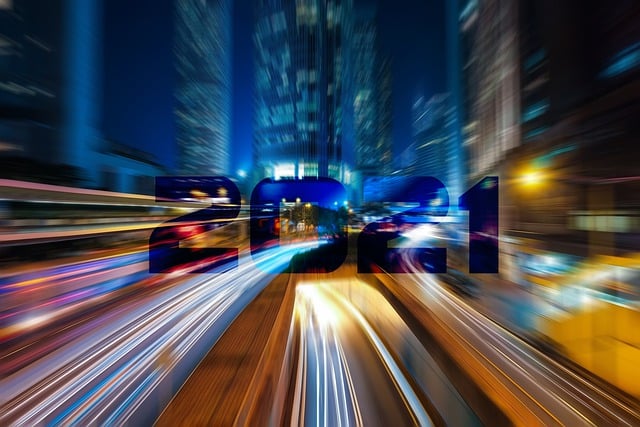 Straße, Autobahn, Stadt, Neujahr