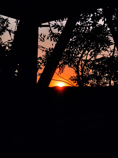 Sonnenuntergang, Dunkel, Sonne, Himmel