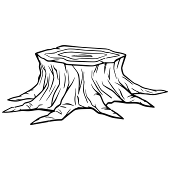 Free Tree Stump illustration and picture
