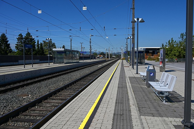 Jernbanespor, Station, Jernbane