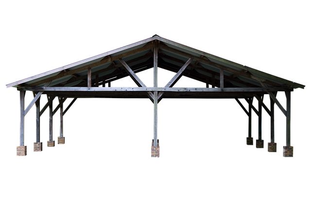 Free construction hangar industrial illustration