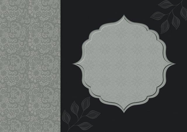 Free border frame jewellery illustration