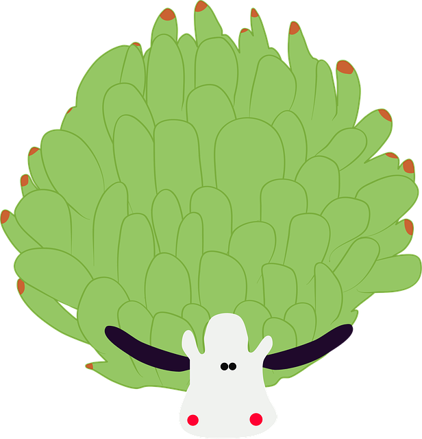 Free snail slug leaf illustration