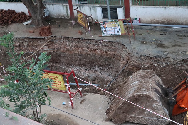 Free Road Work Digging photo and picture