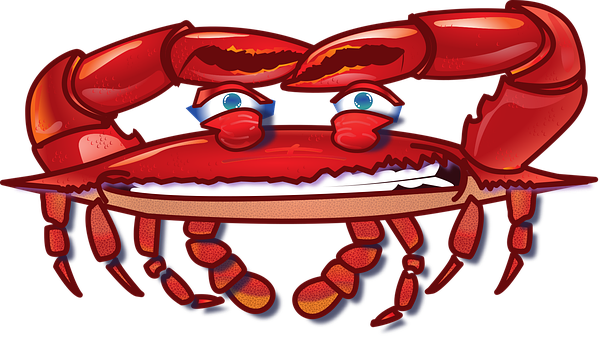 Krab, Icoon, Tekenfilm, Cartoon Krab
