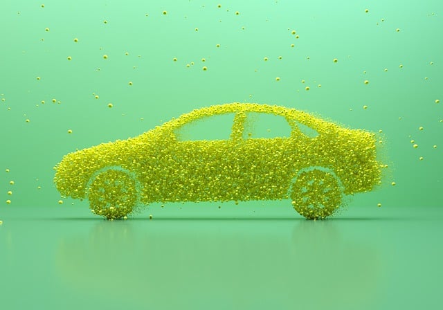 Free leaves car sustainable car illustration