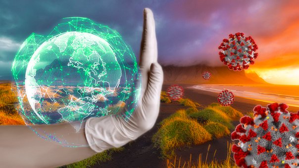 Free Virus Gloves illustration and picture