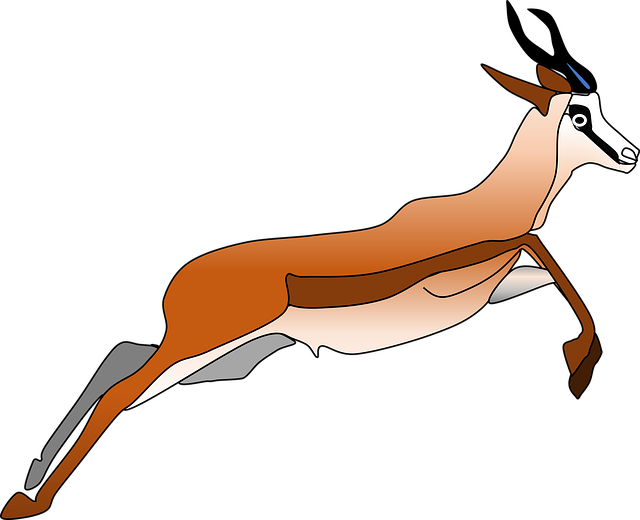 Free buck springbok venison illustration